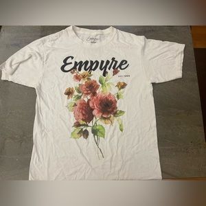 Empyre White flower t shirt